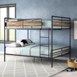 Bunk bed queen bottom deals twin top